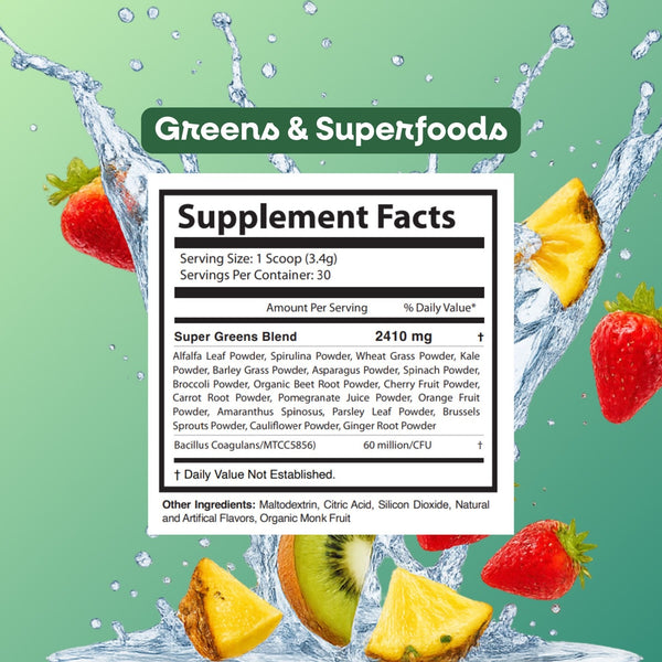 Before PM- Super Greens Power 4 in 1